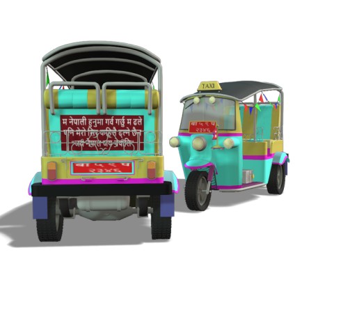 A Modern tempu based in Low Poly style.