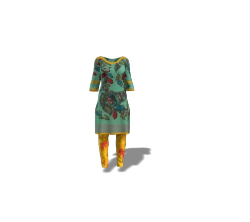 Free 3d Models Kurta shalwar
