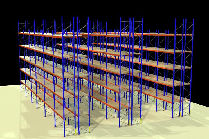 Free Downloads Warehouse Rack 3D model Fbx & iClone Props Files